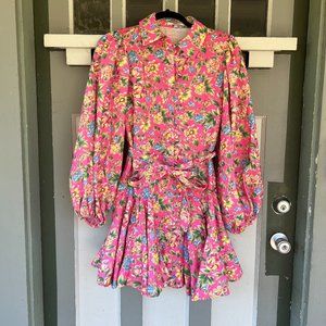 Greek Flowery Summer Dress